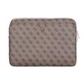 Guess 4G Laptopfodral med dragkedja och triangellogo - 14" - Brun