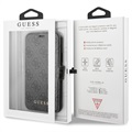 Guess Charms Collection 4G iPhone 11 Bok Fodral - Grå