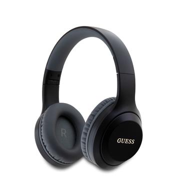 Guess Classic Metal Logo Over-Ear Trådlösa hörlurar - Svart