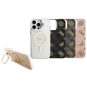 iPhone 16 Pro Max Guess Elektropläterad Stativkameraram MagSafe-Skal med Utbytbara Bakgrunder