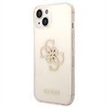 Guess Glitter 4G Big Logo iPhone 13 Pro Hybrid Skal - Guld