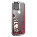 Guess Glitter Collection iPhone 11 Pro Skal - Hallon