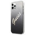 Guess Glitter Gradient Script iPhone 12/12 Pro Skal