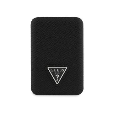 Guess Grained Triangle Logo MagSafe Kompatibel Powerbank 5000mAh - Svart