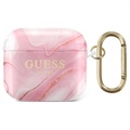 Guess Marble Collection AirPods 3 TPU-skal - Rosa