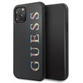 Guess Multicolor Glitter iPhone 11 Pro Skal - Svart