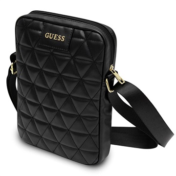 Guess Quilted Collection Axelremsväska - 10" - Svart