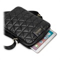 Guess Quilted Collection Axelremsväska - 10" - Svart
