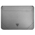 Guess Saffiano Triangle Logo Bärbar Datorfodral - 13-14" - Silver