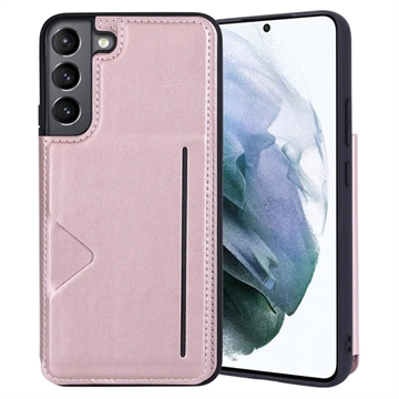 Hanman Mika Samsung Galaxy S23 5G Skal med Plånbok - Roséguld