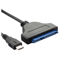 Snabb USB-C till SATA 2.5" Kabel Adapter - Svart