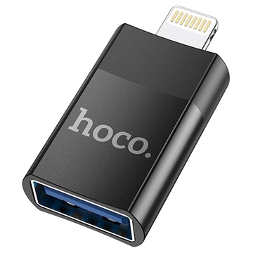 Hoco UA17 USB 2.0 till Lightning OTG-Adapter - Svart