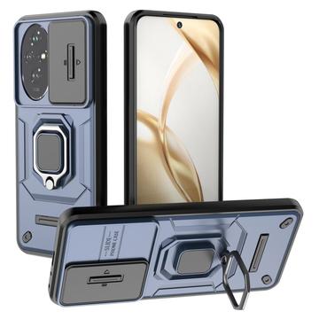 Honor 200 Hybrid Skal med Roterande Ring med Kameraskydd - Blå