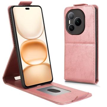 Honor Power vertikalt flipfodral med stativ - Roséguld