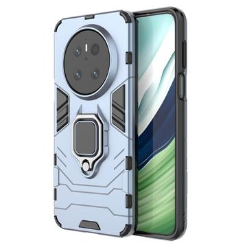 Huawei Mate 70 Hybridskal med Ringhållare - Blå