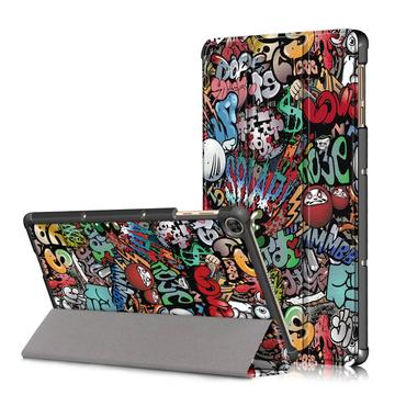 Huawei MatePad T10/T10s Tri-Fold Series Smart Foliofodral - Graffiti