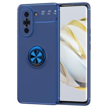 Huawei Nova 10 TPU-skal med Ringstativ - Blå