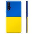 Huawei Nova 5T TPU-Skal Ukrainska Flaggan - Gul och ljusblå