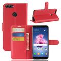 Huawei P Smart Plånboksfodral med Magnetstängning - Röd