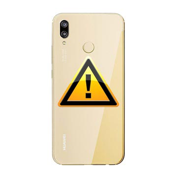 Huawei P20 Lite Bak Skal Reparation - Guld