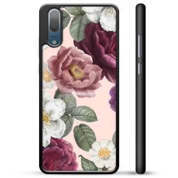 Huawei P20 Skyddsskal - Romantiska Blommor