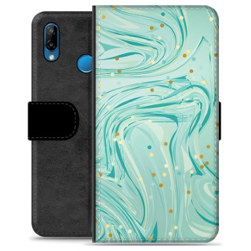 Huawei P30 Lite Premium Plånboksfodral - Grön Mynta