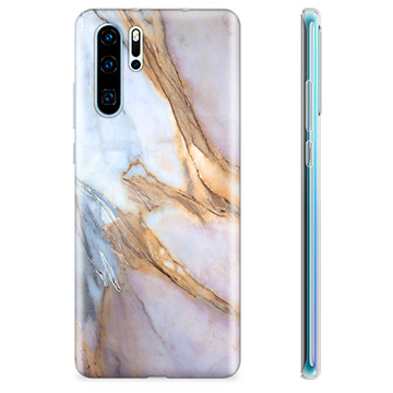 Huawei P30 Pro TPU-Skal - Elegant Marmor
