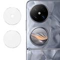 Huawei Pocket 2 Imak 2-i-1 HD Kameralinsskydd i Härdat Glas
