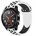 Huawei Watch GT Silikon Sportband - Vit / Svart