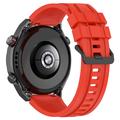 Huawei Watch Ultimate Soft Silikonrem - Röd
