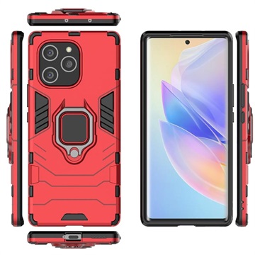 Honor 60 SE Hybridskal med Ringhållare - Röd