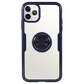 iPhone 11 Pro Max Hybrid Skal med Ringhållare - Blå