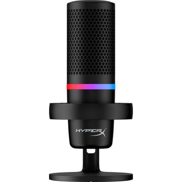 HyperX DuoCast spelmikrofon med RGB-ljus - svart