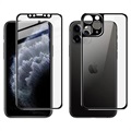 Imak Metal iPhone 11 Pro Härdat Glas Skyddsset - 9H - Svart