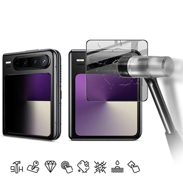 Huawei Pura X Imak Privacy Heltäckande Härdat Glas Skärmskydd - 9H