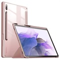 Infiland Crystal Samsung Galaxy Tab S7 FE Foliofodral - Rosa