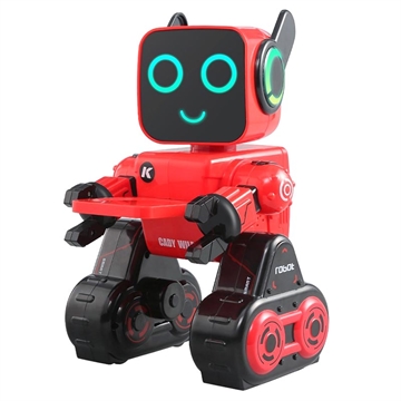 JJRC R4 RC Cady Wile Smart Robot med Röststyrning och Fjärrkontroll - Röd