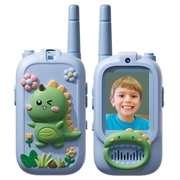 JK200 Video Walkie-Talkie för barn med kamera - 2 st.