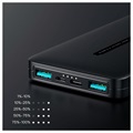 Joyroom JR-T012 Dubbel USB Powerbank - 10000mAh - Svart