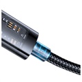Joyroom S-CC100A20 Flätad USB-C Kabel - 100W, 2m - Svart