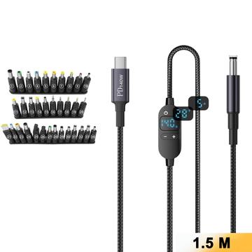 K595-34 USB-C/DC-strömkabel 140W