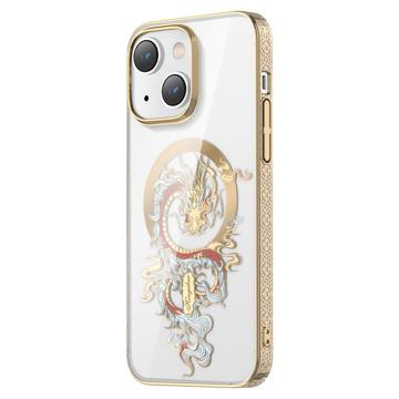 Kingxbar Myth Series iPhone 14 Plus Skal - Gyllene Drake