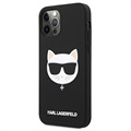 Karl Lagerfeld Choupette iPhone 12/12 Pro Silikonskal