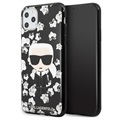 Karl Lagerfeld Flower iPhone 11 Pro Max TPU-skal - Svart