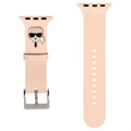 Karl Lagerfeld Ikonik Apple Watch 7/SE/6/5/4/3/2/1 Armband - 41mm/40mm/38mm - Rosa