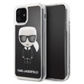 Karl Lagerfeld Ikonik Glitter iPhone 11 Hybrid Skal - Svart