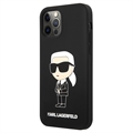 Karl Lagerfeld iPhone 12/12 Pro Silikonskal - Svart