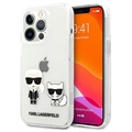 Karl Lagerfeld Karl & Choupette iPhone 13 Pro Hybrid Skal - Genomskinlig
