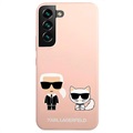 Karl Lagerfeld Karl & Choupette Samsung Galaxy S22+ 5G Silikonskal - Rosa