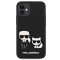 Karl Lagerfeld Karl & Choupette iPhone 13 Mini Silikonskal - Svart